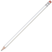 Promotional Standard Pencil with Eraser - White