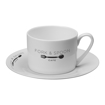 Promotional Stirling Bone China Cup and Saucer - Branded
