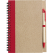 Recycled Notepad & Pen Set - Red