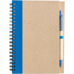 Recycled Notepad & Pen Set - Blue