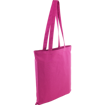 Coloured Cotton Tote Bag - Pink