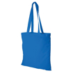 Madras Coloured Cotton Tote Bag - Process Blue