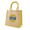Halton Natural Jute Bag - Yellow