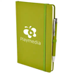 A5 Soft Touch Notebook & Pen - Lime
