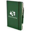A5 Soft Touch Notebook & Pen - Green