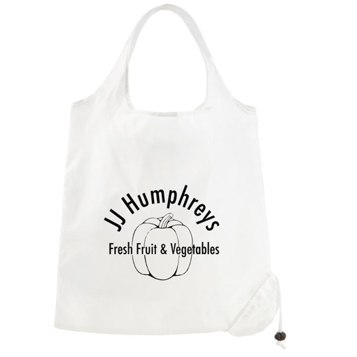 Scrunchy Shopping Bag - White