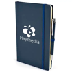A5 Soft Touch Notebook & Pen - Navy