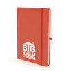 A5 Soft Touch PU Notebook - Red