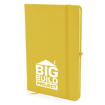 A5 Soft Touch PU Notebook - Yellow