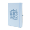A5 Soft Touch PU Notebook - Pastel Blue