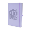 A5 Soft Touch PU Notebook - Pastel Purple