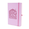 A5 Soft Touch PU Notebook - Pastel Pink