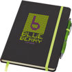 Noir Notebook with Pen - Green (Full colour print)