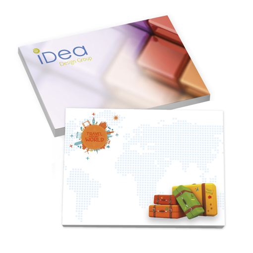 A7 BiC Sticky Notes printed with your logo