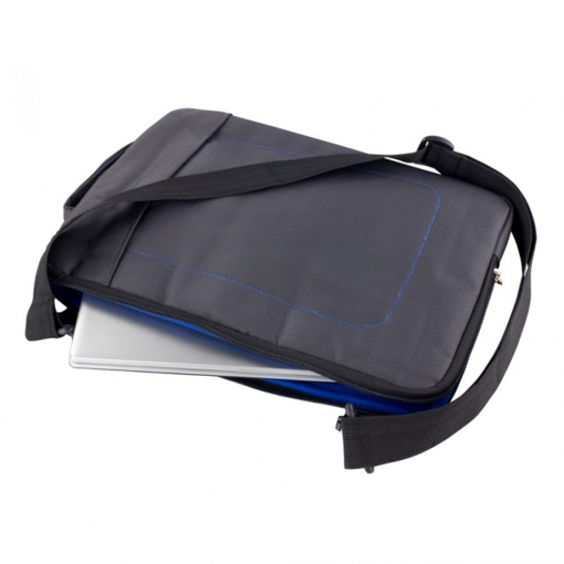 13 Inch Laptop Bag - Dark Grey/Blue