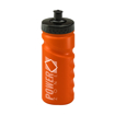 Finger Grip Sports Bottle 500ml - Orange with Black P/P Lid