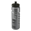Finger Grip Sports Bottle 750ml - Silver with Black P/P Lid