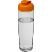 700ml Tempo Sports Bottle - Transparent bottle & orange lid