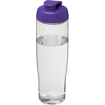 700ml Tempo Sports Bottle - Transparent bottle & purple lid