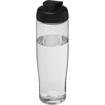700ml Tempo Sports Bottle - Transparent bottle & black lid