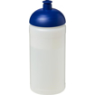 500ml Baseline Plus Sports Bottle - Translucent (Blue lid)
