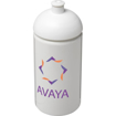 500ml Active Grip Water Bottle White - printed with your logo