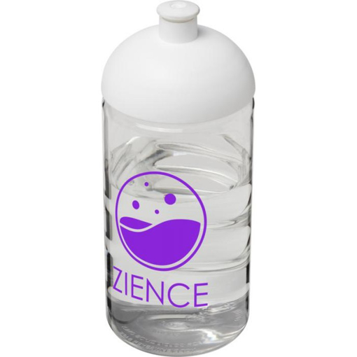 500ml Active Grip Water Bottle Transparent - printed with your logo