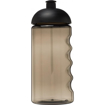 500ml Active Grip Water Bottle Charcoal (with black lid)