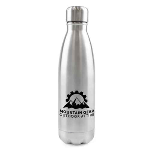 450ml Double Walled Metal Bottle printed with your logo