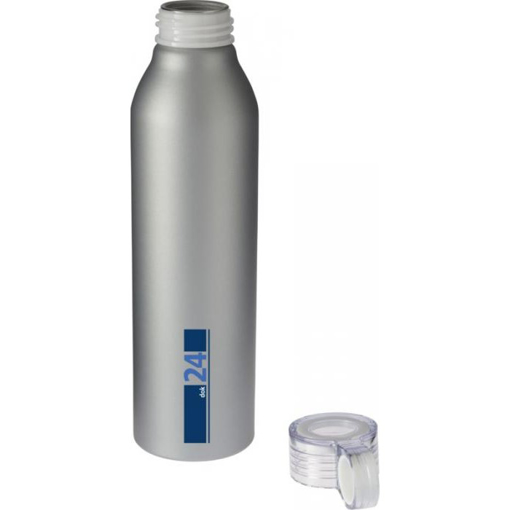 Loop Aluminum Sports Bottle Silver - printed with your logo