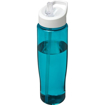 700ml Tempo Fruit Infuser Bottle - cyan with white lid