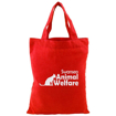 Small Tote Coloured Cotton Bag - Red