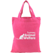 Small Tote Coloured Cotton Bag - Pink