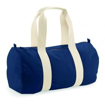 Organic Cotton Barrel Bag - Blue