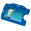 Recycled ID Card Holder - Blue Branded