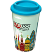 Promotional Brite-Americano Insulated Travel Cup - Light Blue