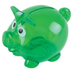 Mini Translucent Piggy Bank - Green