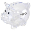 Mini Translucent Piggy Bank - Clear