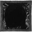 Printed Condom Foil with Full Colour Sticker - Black