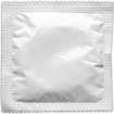 Printed Condom Foil with Full Colour Sticker - White