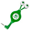 Retractable Ear Buds - Green