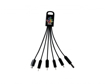 Smart 6 in 1 Charger Cable - Black