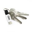 2 in 1 Lightning USB Adaptor - Black on Keyring