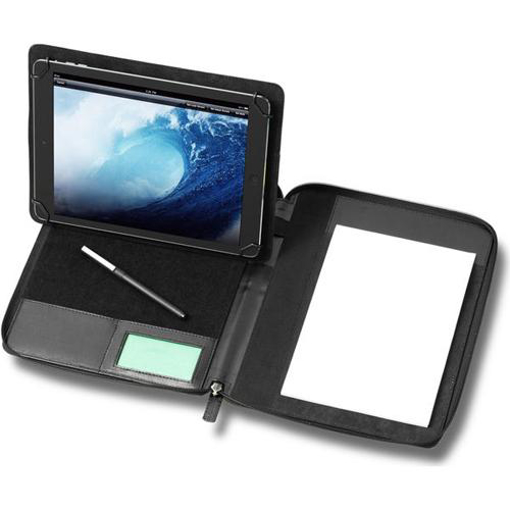 Houghton A5 PU Tablet Portfolio - Black