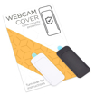 Webcam Privacy Cover - Viewed with Backing Card