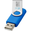 USB Flashdrive Twist - Medium Blue Branded