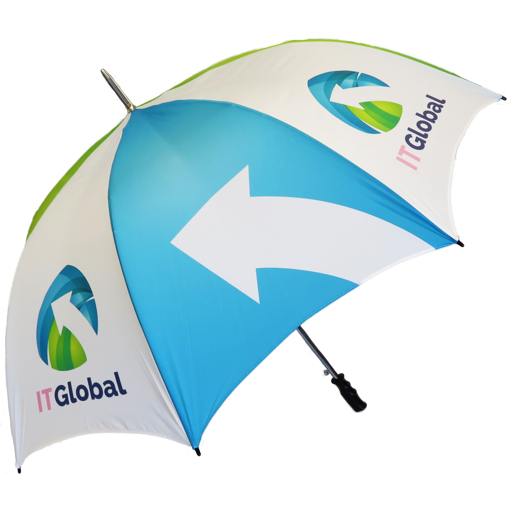 Auto Golf Umbrella - Branded