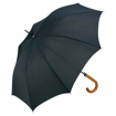 Fare Automatic Crook Handle Umbrella - Black