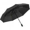 Fare Mini Style Automatic Umbrella - Anthracite & Green