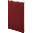 Large Moleskine Hardback Ruled Notebook - Amarinth Red
